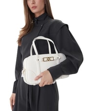 ARMANI EXCHANGE POLLY Borsa bauletto, con tracolla off white - Borse Donna - 2