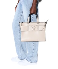 ARMANI EXCHANGE A|X BUCKLE Borsa a mano con tracolla sand - Borse Donna - 3