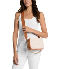 MICHAEL KORS BRYANT Borsa a tracolla stampa logo all over vanilla/acrn - Borse Donna - 2