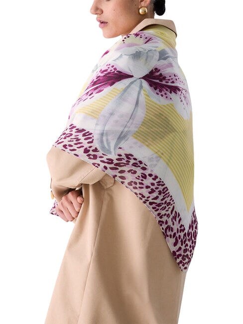 FLOWER ORCHID Foulard avocado - Sciarpe