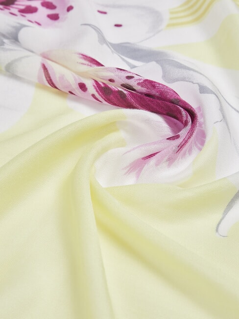 FLOWER ORCHID Foulard avocado - Sciarpe