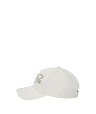 LIUJO LOGO STRIPED Cappello con visiera white cream - Cappelli - 2