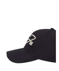 LIUJO LOGO STRIPED Cappello con visiera NERO - Cappelli - 5