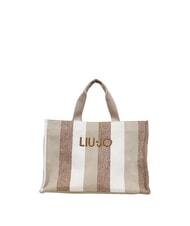 LIUJO LOGO Borsa a mano, con tracolla sabbia - Borse Donna - 3