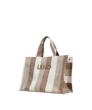 LIUJO LOGO Borsa a mano, con tracolla sabbia - Borse Donna - 4