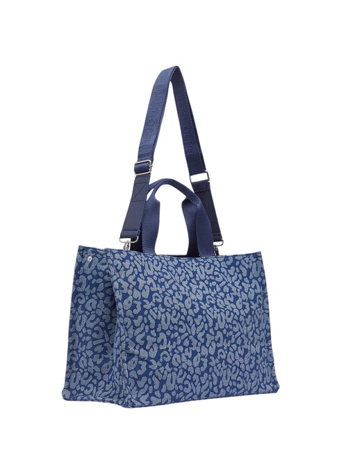 LOGO STRASS Borsa a mano, con tracolla den.blue animalier - Borse Donna