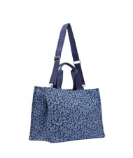 LIUJO LOGO STRASS Borsa a mano, con tracolla den.blue animalier - Borse Donna - 4