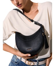 LIUJO CIRRY Borsa media, a spalla, con charm NERO - Borse Donna - 2