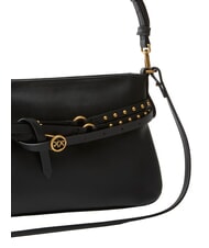 PINKO BELT BAG Borsa media, in pelle nero-antique gold - Borse Donna - 4