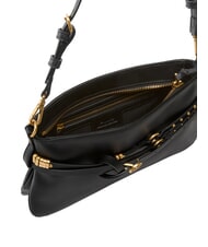 PINKO BELT BAG Borsa media, in pelle nero-antique gold - Borse Donna - 5