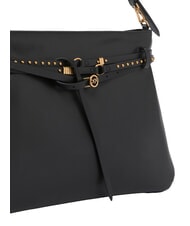 PINKO BELT BAG Borsa grande, in pelle nero-antique gold - Borse Donna - 4