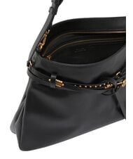 PINKO BELT BAG Borsa grande, in pelle nero-antique gold - Borse Donna - 5