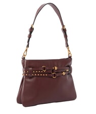 PINKO BELT BAG Borsa media, in pelle burgundy wine-antique gold - Borse Donna - 3