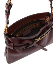 PINKO BELT BAG Borsa media, in pelle burgundy wine-antique gold - Borse Donna - 5