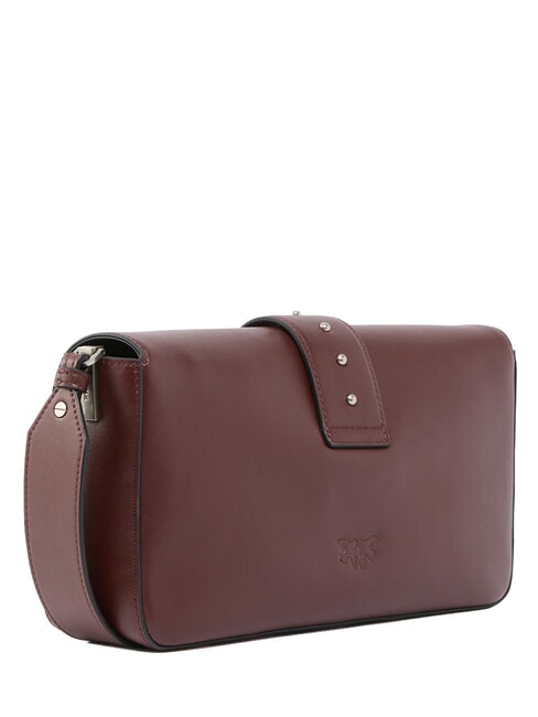 LOVE ONE CLASSIC SLOUCHY Borsa a spalla in pelle burgundy wine-old silver - Borse Donna