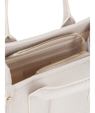 MARIO VALENTINO FOXY RE Borsa shopping media ecru - Borse Donna - 6