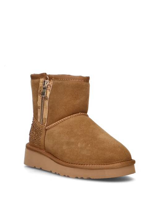 GEO Stivaletti in pelle cammello - Scarpe Donna