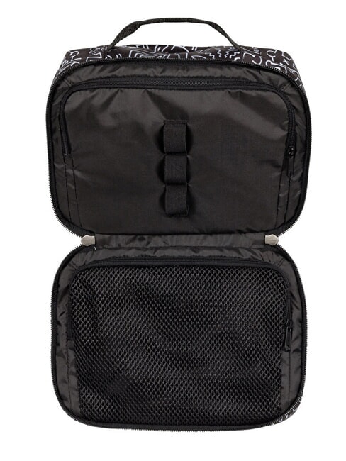 ROAD KIT Beauty case da viaggio con appendino keith haring black - Beauty Case