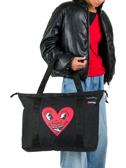 TRAVEL TOTE Borsa porta PC 16" keith haring heart - Borse Donna