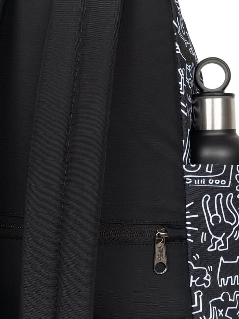 PADDED DAY PAK'R Zaino porta PC 14" con tasca porta borraccia keith haring black - Zaini Scuola & Tempo Libero