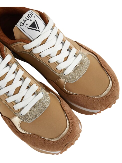 I DEA Sneaker in pelle cognac/taupe - Scarpe Donna