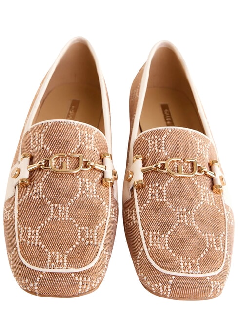 TULSA Mocassino jacquard tan - Scarpe Donna