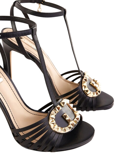 FOSCA Sandali alti, in pelle NERO - Scarpe Donna