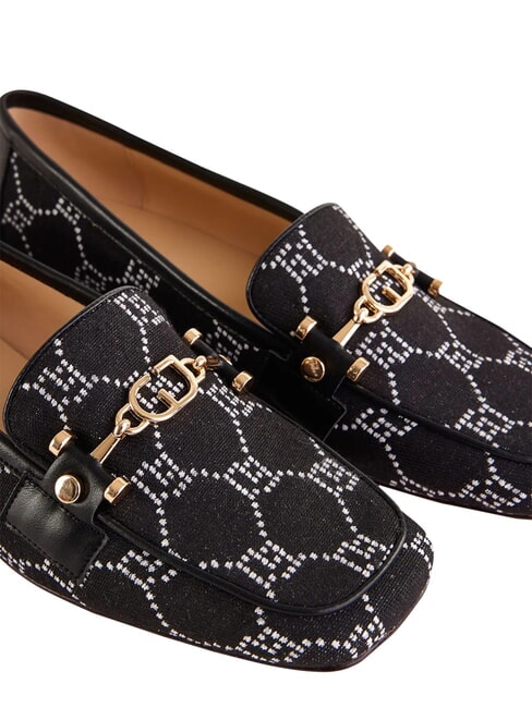 TULSA Mocassino jacquard NERO - Scarpe Donna