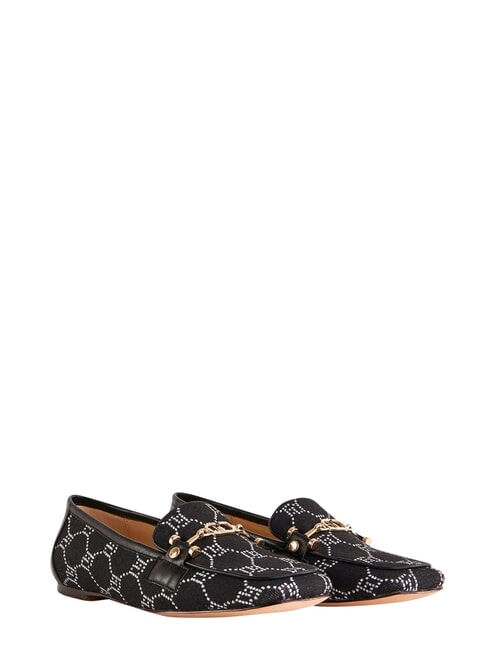 TULSA Mocassino jacquard NERO - Scarpe Donna