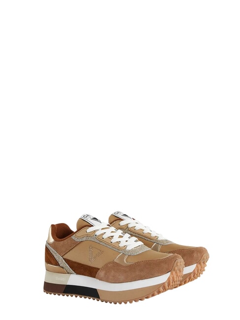 I DEA Sneaker in pelle cognac/taupe - Scarpe Donna