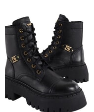 GAUD&Igrave; CORINNE MILLED Stivaletto tronchetto, in pelle NERO - Scarpe Donna - 2