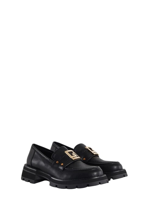 ARIEL Mocassino in pelle NERO - Scarpe Donna