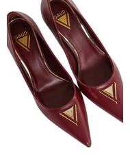 GAUD&Igrave; COLETTE D&eacute;collet&eacute; in pelle burgundy - Scarpe Donna - 3