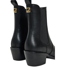 GAUD&Igrave; FELICIA Stivaletti tronchetti, in pelle NERO - Scarpe Donna - 3