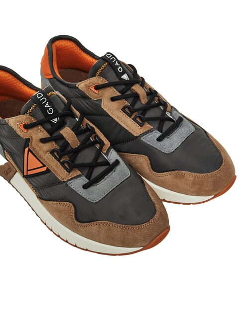 ICONICA Sneaker misto pelle taupe/antracite - Scarpe Uomo