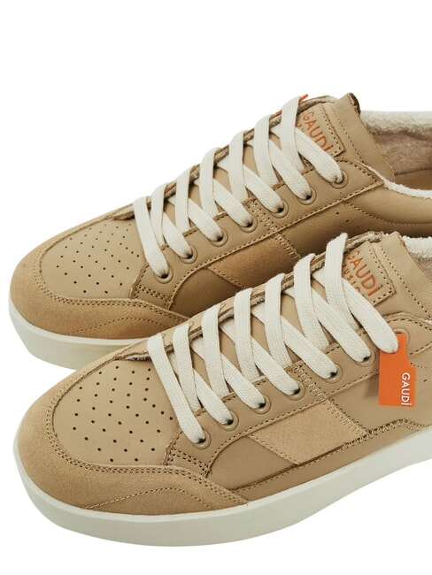 FUSION Sneaker in pelle BEIGE - Scarpe Uomo