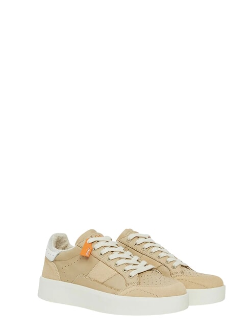 FUSION Sneaker in pelle BEIGE - Scarpe Uomo