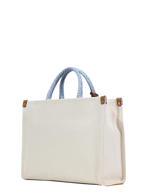 RIDHI Borsa a mano, grande, con tracolla neutro/denim - Borse Donna