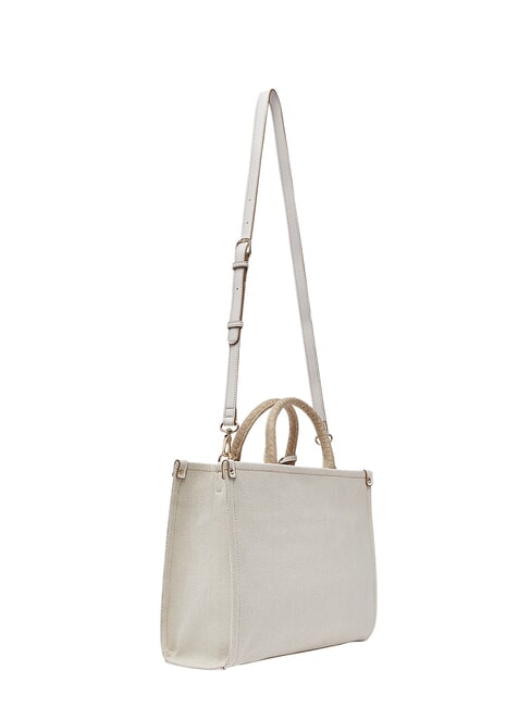 RIDHI Borsa a mano, grande, con tracolla neutro/cream - Borse Donna