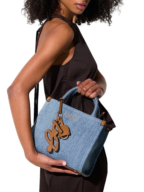 RIDHI Borsa a mano, con tracolla light denim - Borse Donna