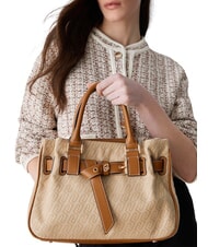 LIUJO CORALLO Borsa a mano, con tracolla naturale - Borse Donna - 2
