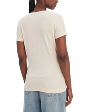 GUESS SCRIPT T-Shirt in cotone cosmic vanilla - T-shirt e Top Donna - 2