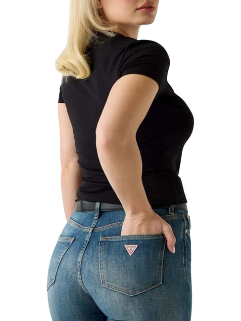 SCRIPT T-Shirt in cotone jetbla - T-shirt e Top Donna