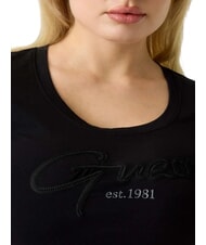 GUESS SCRIPT T-Shirt in cotone jetbla - T-shirt e Top Donna - 3