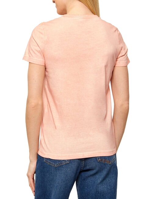 MINI STRASS TRIANGLE T-Shirt in cotone cosmic vanilla cold - T-shirt e Top Donna