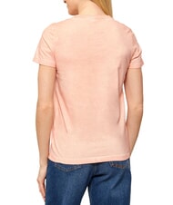 GUESS MINI STRASS TRIANGLE T-Shirt in cotone cosmic vanilla cold - T-shirt e Top Donna - 2