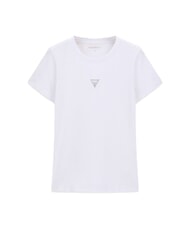 GUESS MINI STRASS TRIANGLE T-Shirt in cotone - T-shirt e Top Donna
