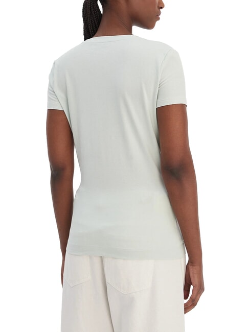 SCRIPT T-Shirt in cotone misty teal - T-shirt e Top Donna