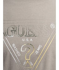 GUESS TRIANGLE HD T-Shirt a maniche corte pasadena stone - T-shirt Uomo - 3