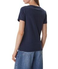 GUESS ORIGINAL LOGO T-shirt triangle blackened blue - T-shirt e Top Donna - 2